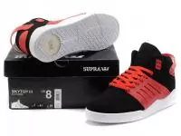 supra chaussures kids supratop 3 red noir